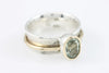 Grüner Amethyst Ring