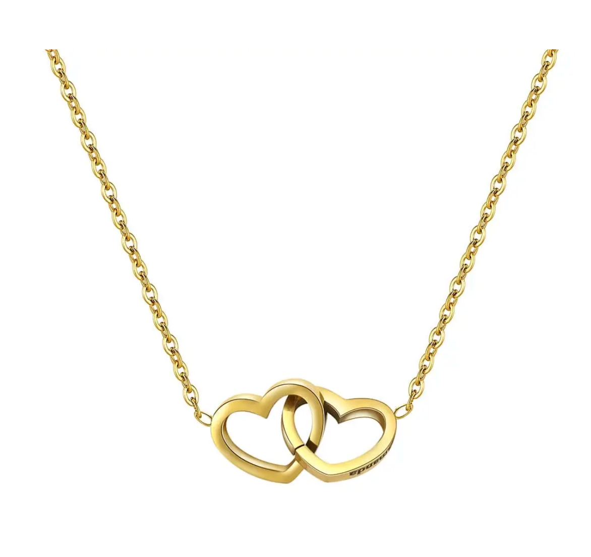 Personalisierte Herz Halskette mit Liebesbox