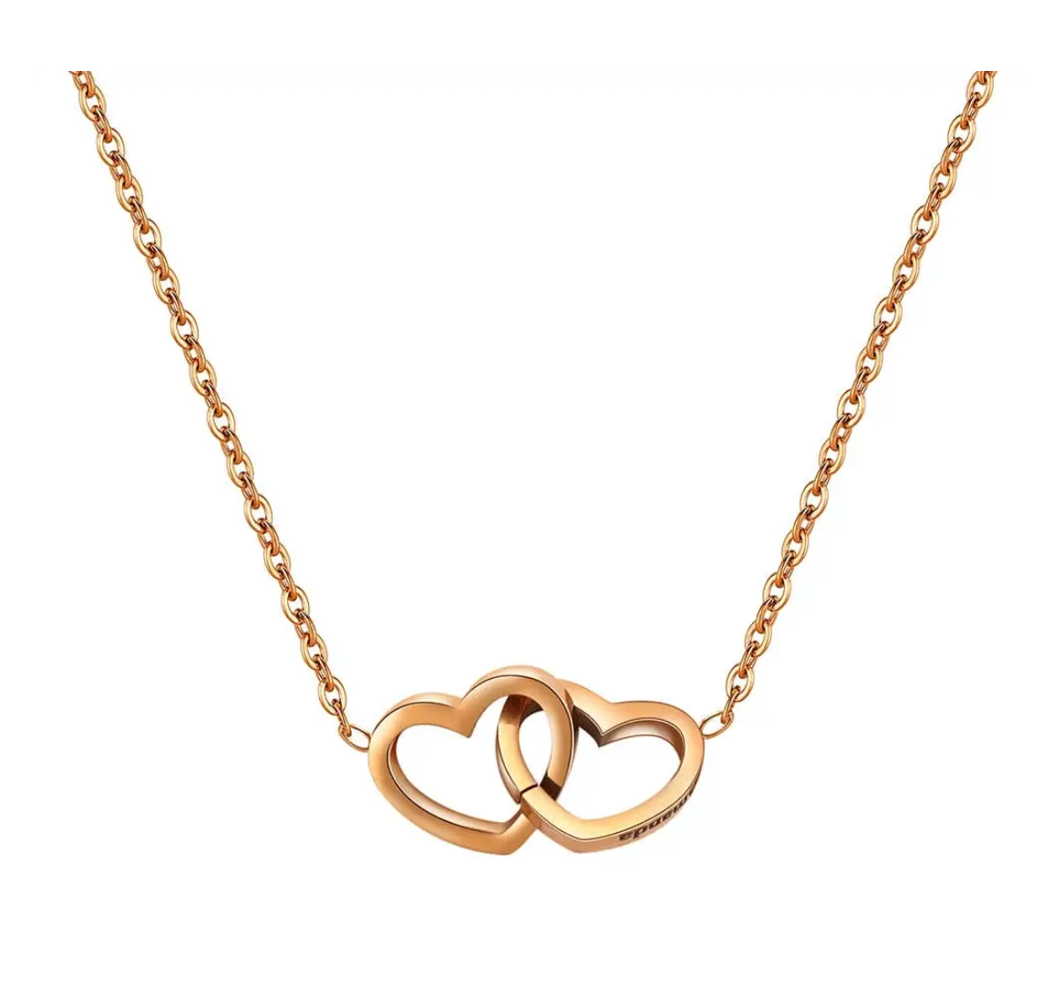 Personalisierte Herz Halskette mit Liebesbox