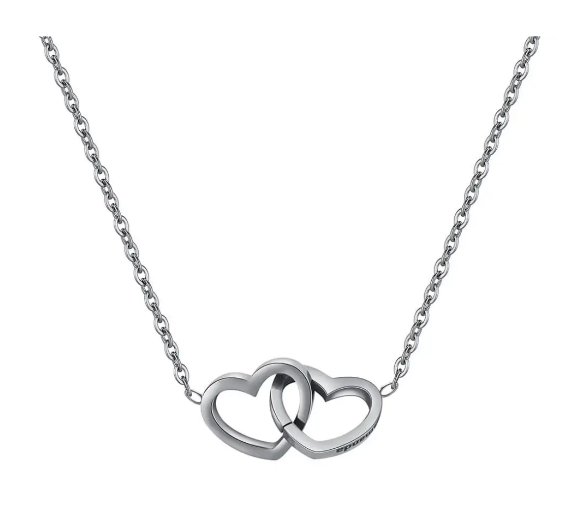 Personalisierte Herz Halskette mit Liebesbox