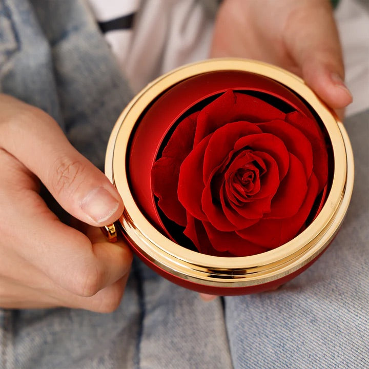 Personalisierte Herz Halskette mit Liebesbox